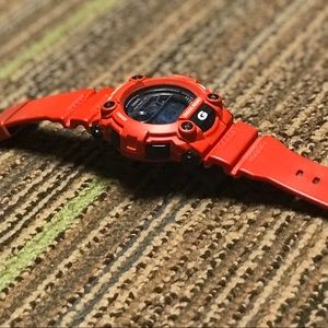 Casio G-Shock Sport Watch with Red Strap